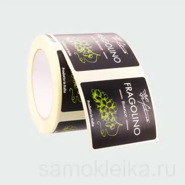 Этикетки из бумаги